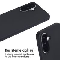 imoshion Cover in Silicone con Cordino Samsung Galaxy A37 (5G) - Nero
