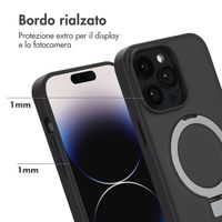 Accezz Cover con anello e supporto con MagSafe Apple iPhone 14 Pro Max - Nero