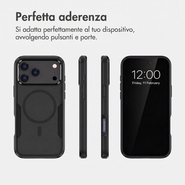 imoshion Cover posteriore con MagSafe Apple iPhone 18 Pro / 17 Pro - Nero