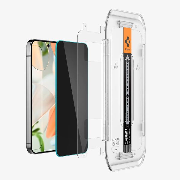 Spigen Vetro temperato privacy GLAStR EZ Fit + Applicatore - confezione da 2 Google Pixel 9 Pro XL / 10 Pro XL