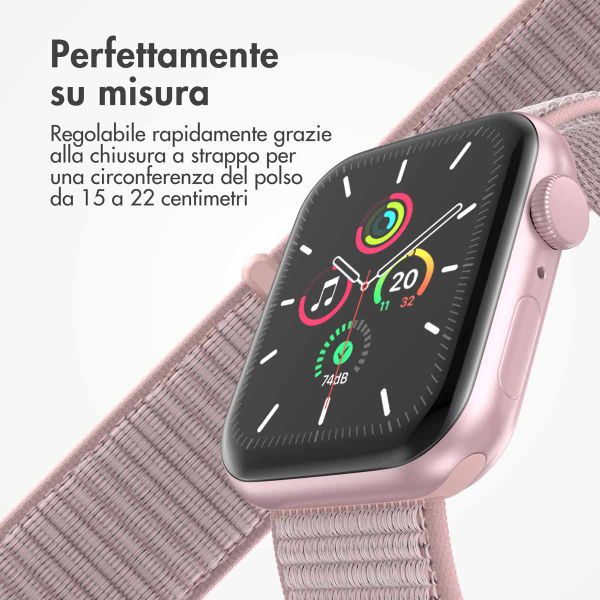 imoshion Cinturino in nylon Apple Watch | 38/40/41/42 mm - Light Pink