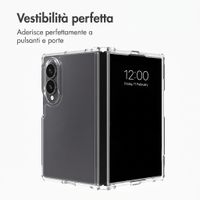 Accezz Cover Posteriore Xtreme ad Alta Protezione Samsung Galaxy Z Fold 8 - Trasparente
