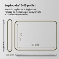 Accezz Custodia per laptop 15-16 pollici - Blu