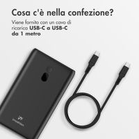 imoshion Powerbank 20.000 mAh - Quick Charge e Power Delivery - 100W - Nero