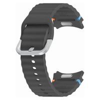 Samsung Cinturino Sport originale Samsung Galaxy Watch 4 / 5 / 6 / 7 / FE (20 mm) - Taglia S/M - Dark Gray