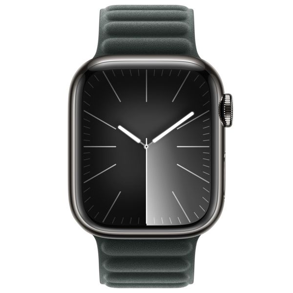 Apple Cinturino Magnetic Link in FineWoven Apple Watch | 38/40/41/42 mm - Taglia S/M - Evergreen