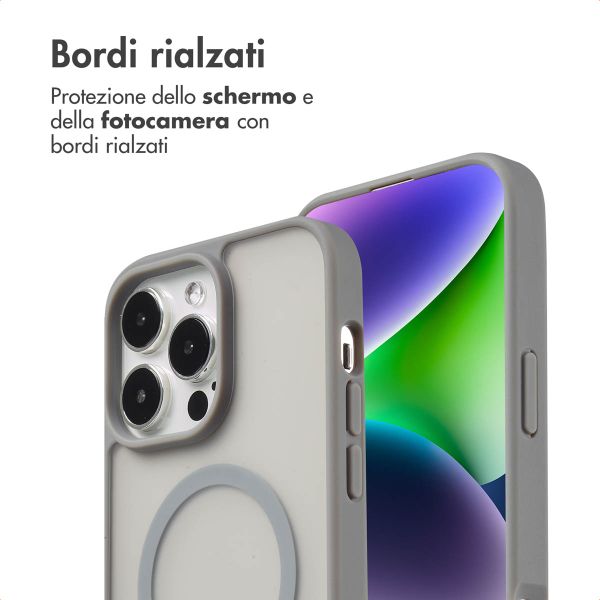 imoshion Cover posteriore Color Guard con MagSafe Apple iPhone 14 Pro Max - Grigio