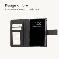 imoshion Cover a libro di Lusso Samsung Galaxy Z Fold 8 - Marrone scuro