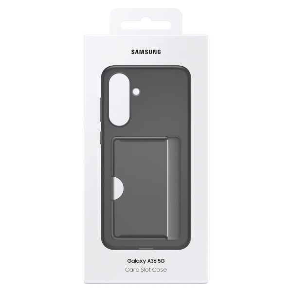 Samsung Cover Originale con Porta Carte Samsung Galaxy A36 - Nero