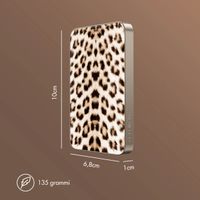 Selencia Vivid Powerbank 5.000 mAh - MagSafe e Qi - Desert Gold / Leopard