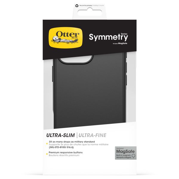OtterBox Cover Posteriore Trasparente Symmetry con MagSafe Apple iPhone 16 Pro Max - Nero