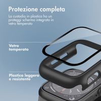 imoshion Cover rigida integrale Apple Watch 4 / 5 / 6 / SE - 44 mm - Nero