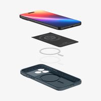 Spigen Cover posteriore Thin Fit MagSafe Apple iPhone 17 Pro Max - Metal Slate
