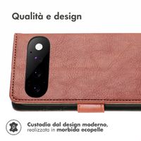 imoshion Cover a libro di Lusso Google Pixel 11 Pro - Marrone