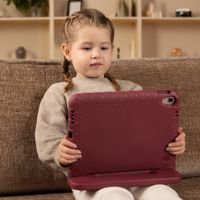 imoshion Cover Posteriore Kidsproof con Maniglia Apple iPad 11 (2025) 11 pollici A16 / iPad 10 (2022) 10.9 pollici - Velvet Plum