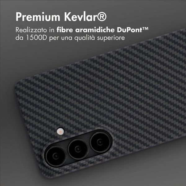 Accezz Cover MagSafe Kevlar® Samsung Galaxy S26 - Nero