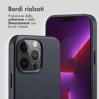 Accezz Cover in Pelle con MagSafe Apple iPhone 13 Pro - Onyx Black