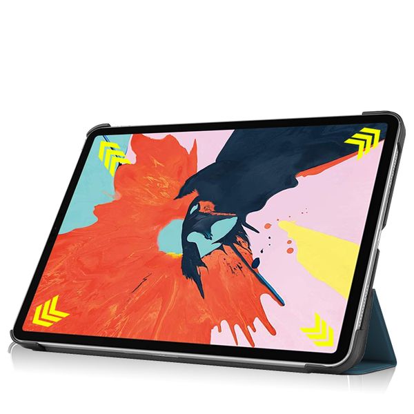 imoshion Cover a libro Trifold Apple iPad Air 11 pollici (2026) M4 / (2025) M3 / (2024) M2 / Air 5 (2022) / Air 4 (2020) - Verde scuro