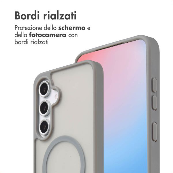 imoshion Cover posteriore Color Guard con MagSafe Samsung Galaxy S24 FE - Grigio