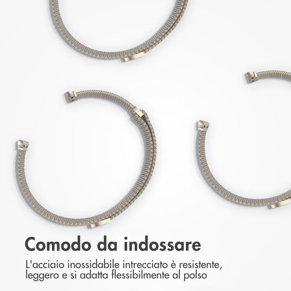 imoshion Cinturino milanese magnetico Apple Watch | 44/45/46/49 mm - Taglia M - Retro Gold
