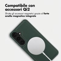 Accezz Backcover Edge con MagSafe Samsung Galaxy S25 - Verde
