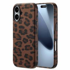 Selencia Cover Sabi Stampa pantera con MagSafe Apple iPhone 17 - Mocha Brown