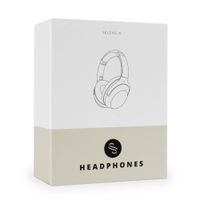 Selencia Cuffie wireless Urban Play - Cancellazione attiva del rumore - Con cover - Midnight Black