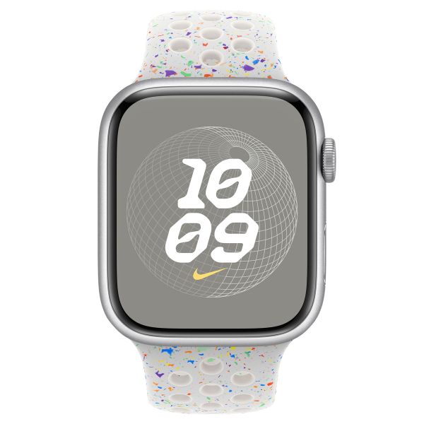 Apple Cinturino Nike Sport Apple Watch | 44/45/46/49 mm - Taglia S/M - Pure Platinum