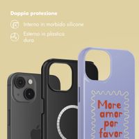 Selencia Cover posteriore Vivid con MagSafe Apple iPhone 14 - More Amor