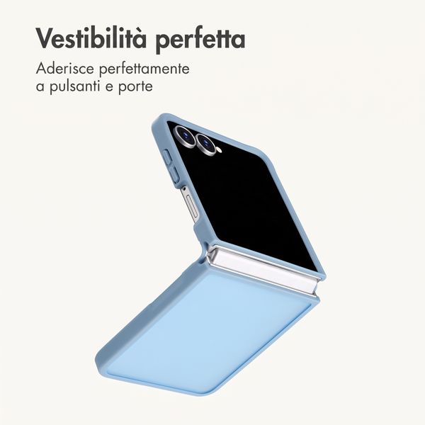 imoshion Cover posteriore Color Guard Samsung Galaxy Z Flip 8 - Azzurro
