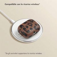 Selencia Cover Sabi stampa pantera  Apple Airpods Pro 3 - Mocha Brown