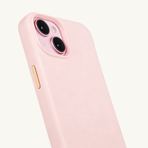 Selencia Cover posteriore Rivièra con MagSafe con ganci rimovibili Apple iPhone 14 / 13 - Sorbet Pink