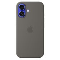 Apple Cover Posteriore in Silicone con MagSafe Apple iPhone 16 - Stone Gray