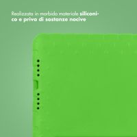 imoshion Cover Antishoc Speciale Bambini con Manico iPad 10.2 (2019 / 2020 / 2021) - Verde