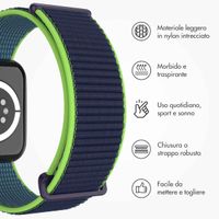 imoshion Cinturino in nylon Apple Watch | 44/45/46/49 mm - Lime