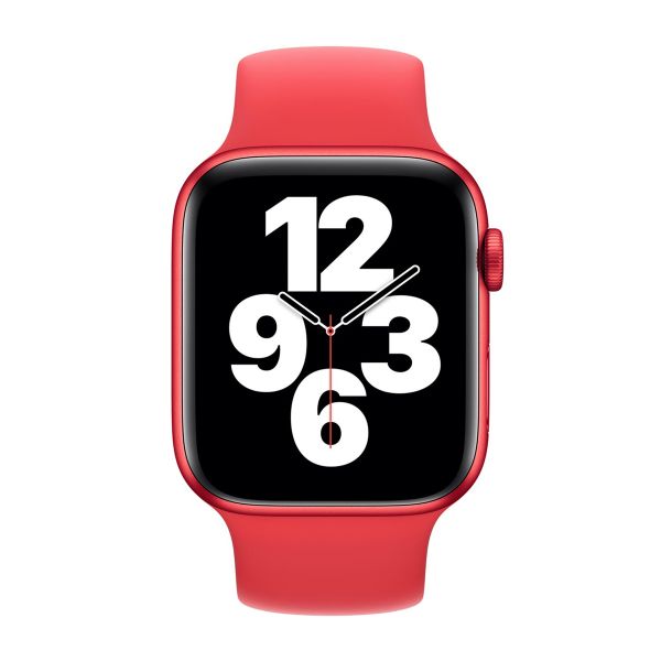 Apple Cinturino Solo Loop Apple Watch | 44/45/46/49 mm - Taglia 8 - (Product) Red