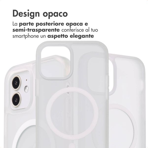imoshion Cover posteriore Color Guard con MagSafe Apple iPhone 12 (Pro) - Bianco