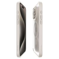 Spigen Cover Posteriore Ultra Ibrida con MagSafe Apple iPhone 15 Pro Max - Frost Natural Titanium