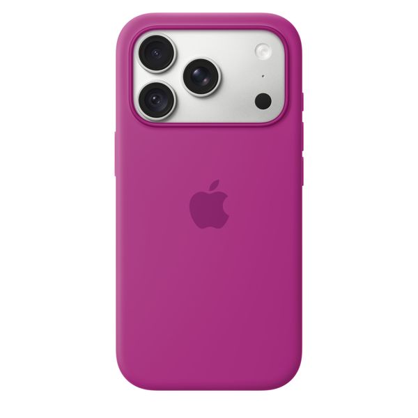 Apple Cover in silicone con MagSafe Apple iPhone 18 Pro - Magenta