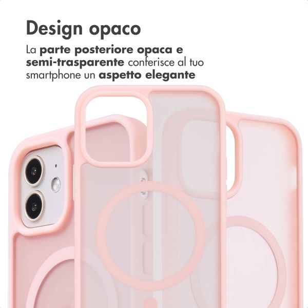 imoshion Cover posteriore Color Guard con MagSafe Apple iPhone 12 (Pro) - Rosa chiaro
