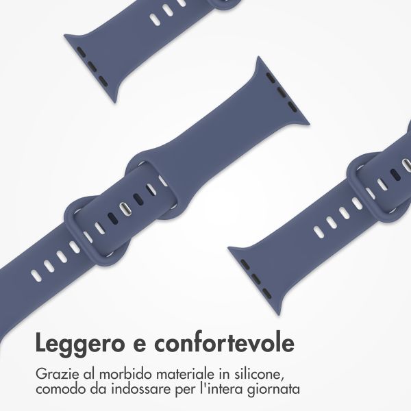 imoshion Cinturino in silicone⁺ Apple Watch | 44/45/46/49 mm - Taglia M/L - Navy