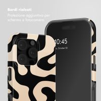 Selencia Cover Posteriore Vivid Apple iPhone 16 Pro - Art Wave Black