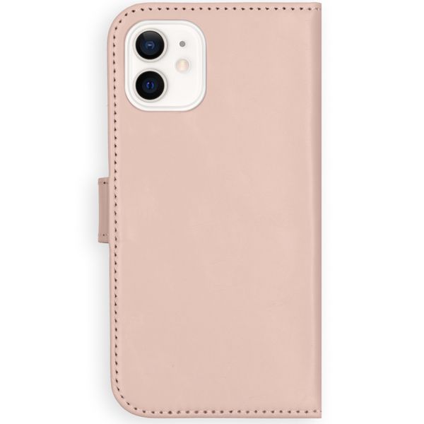Selencia Cover a libro in vera pelle Apple iPhone 12 Mini - Dusty Pink