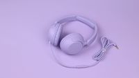 imoshion Cuffie per bambini con filo - cavo AUX - limitatore di decibel - Lavender Lilac