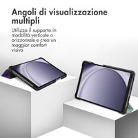 imoshion Cover Trifold Design Samsung Galaxy Tab A11 / A9 8.7 pollici - Space