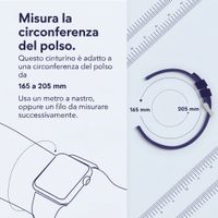 Apple Cinturino Leather Link Apple Watch | 44/45/46/49 mm - Taglia M/L - Chalk