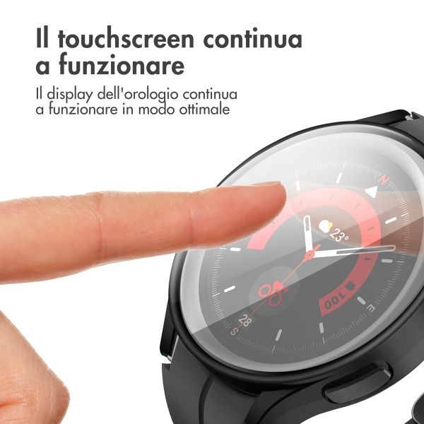 imoshion Cover rigida integrale Samsung Galaxy Watch 4 - 40 mm - Nero