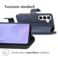 imoshion Cover a libro di Lusso Samsung Galaxy S26 - Blu scuro
