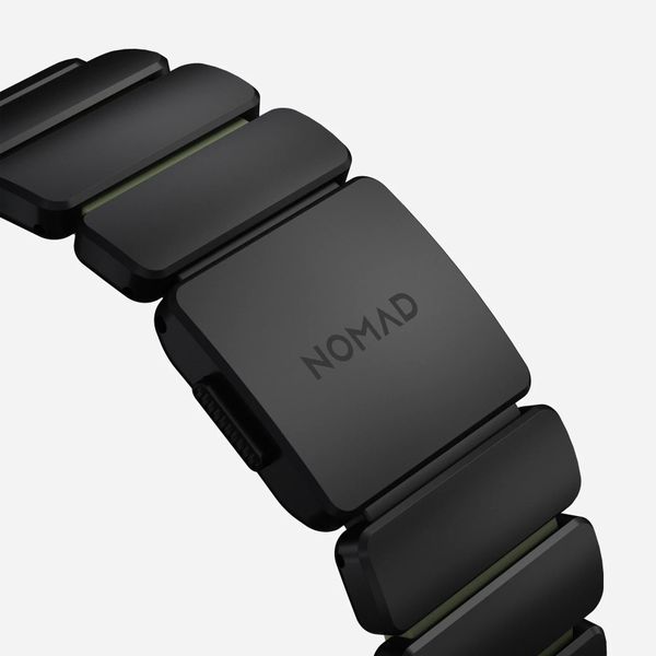 Nomad Cinturino Stratos Apple Watch | 44/45/46/49 mm - Forest Green / Black Titanium