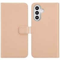Selencia Cover a libro in vera pelle Samsung Galaxy A26 - Dusty Pink
